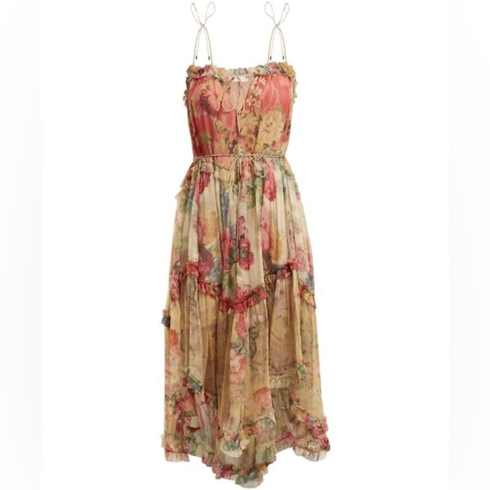Zimmermann Bohemia Floral Print Maxi Dress